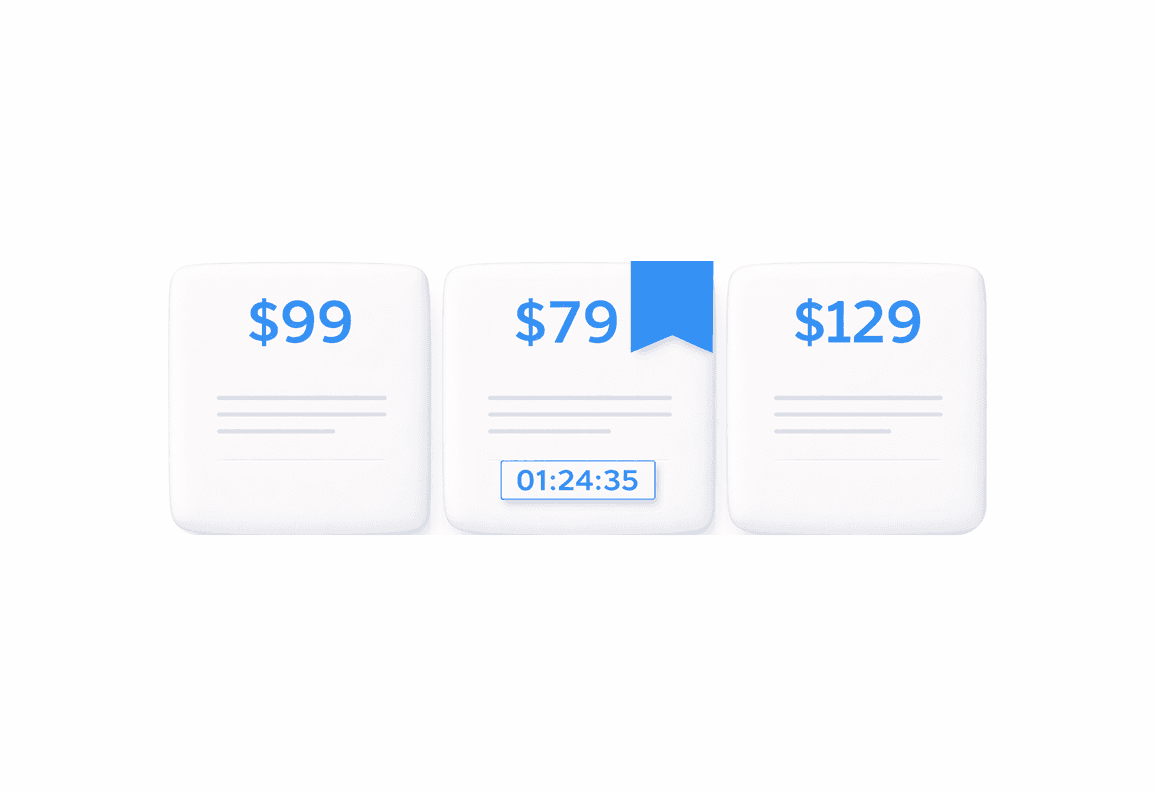 Preços, tarifas e promoções