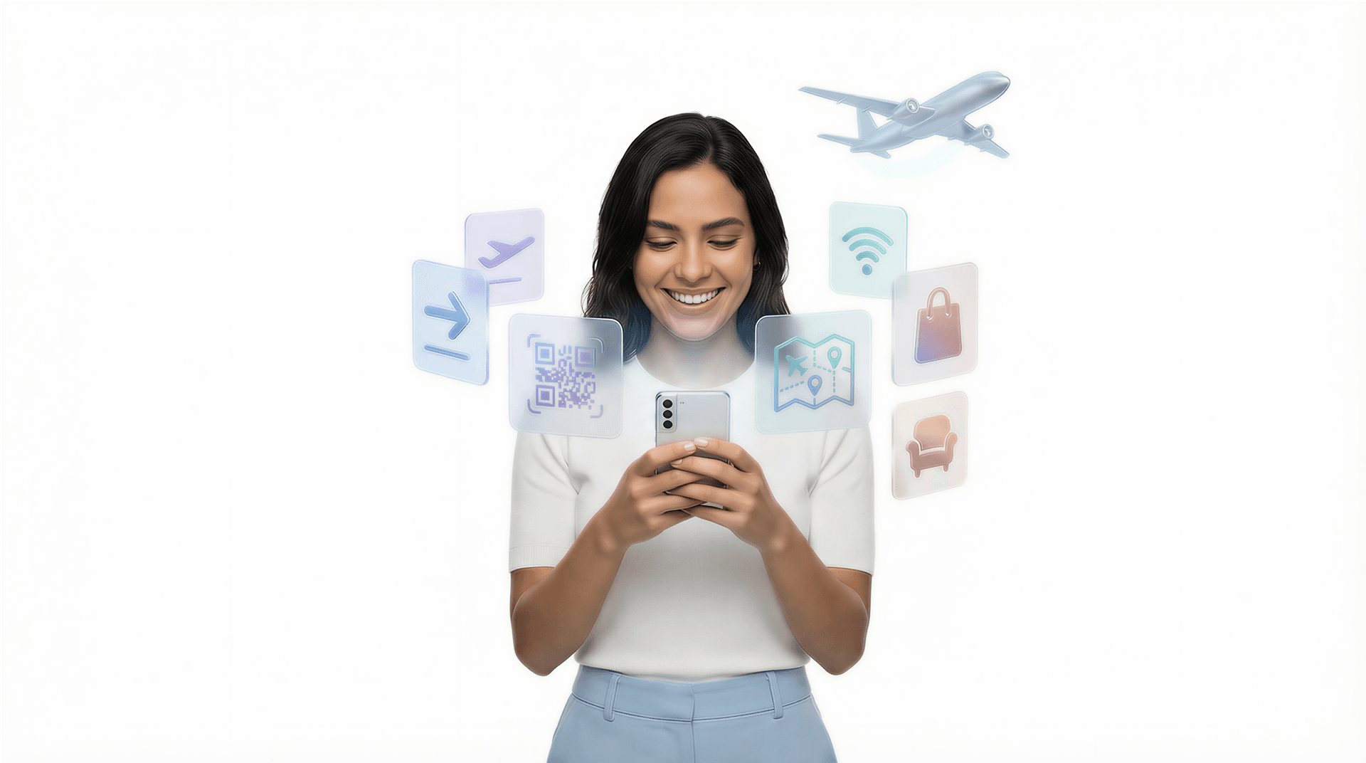 Canais digitais na jornada do passageiro em aeroportos