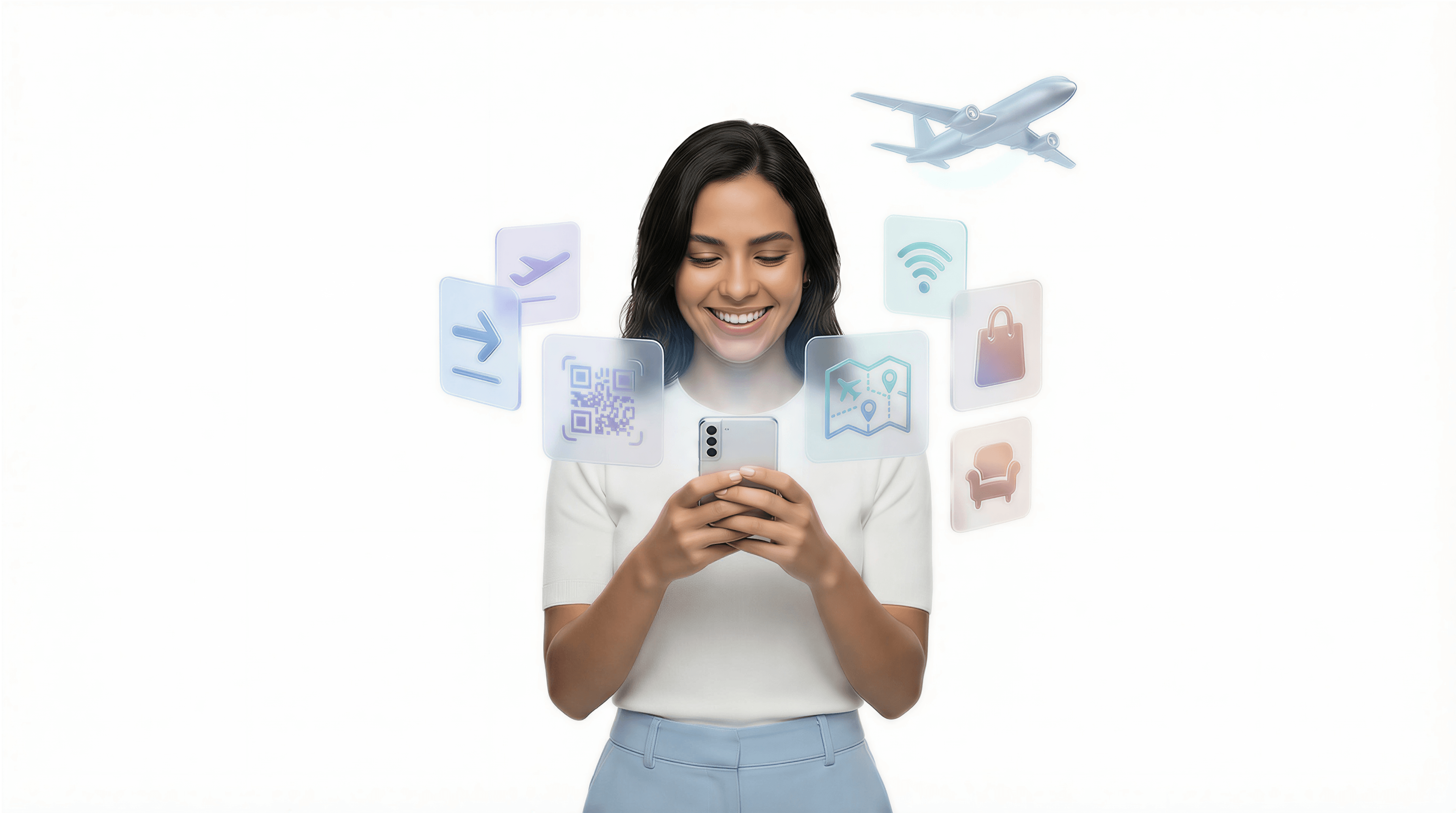 Como aeroportos podem integrar os canais digitais à jornada dos passageiros